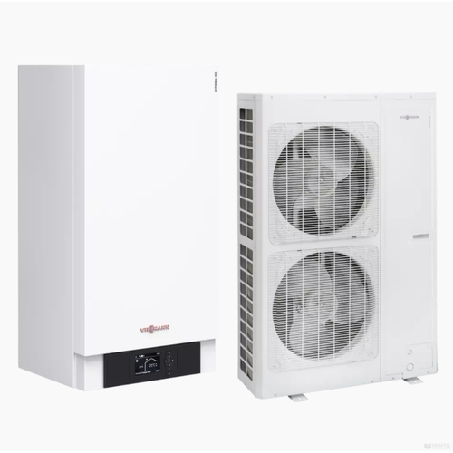 Термопомпа въздух-вода Viessmann Vitocal 100-S AWB-E-AC 101.A Z017083, Сплит, 15 kW, отопление, охлаждане и БГВ