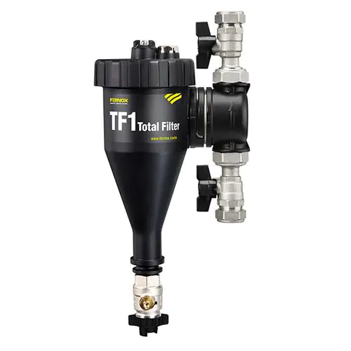 Магнитен циклонен филтър за отоплителната инсталация Fernox Total filter TF1